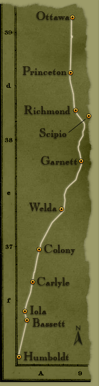 Prairie Spirit Trail Map